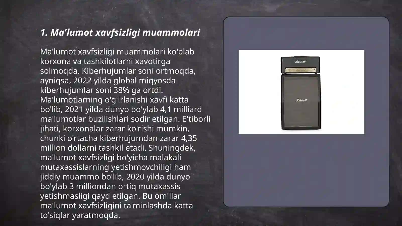 Ma'lumot xavfsizligi muammolari 3