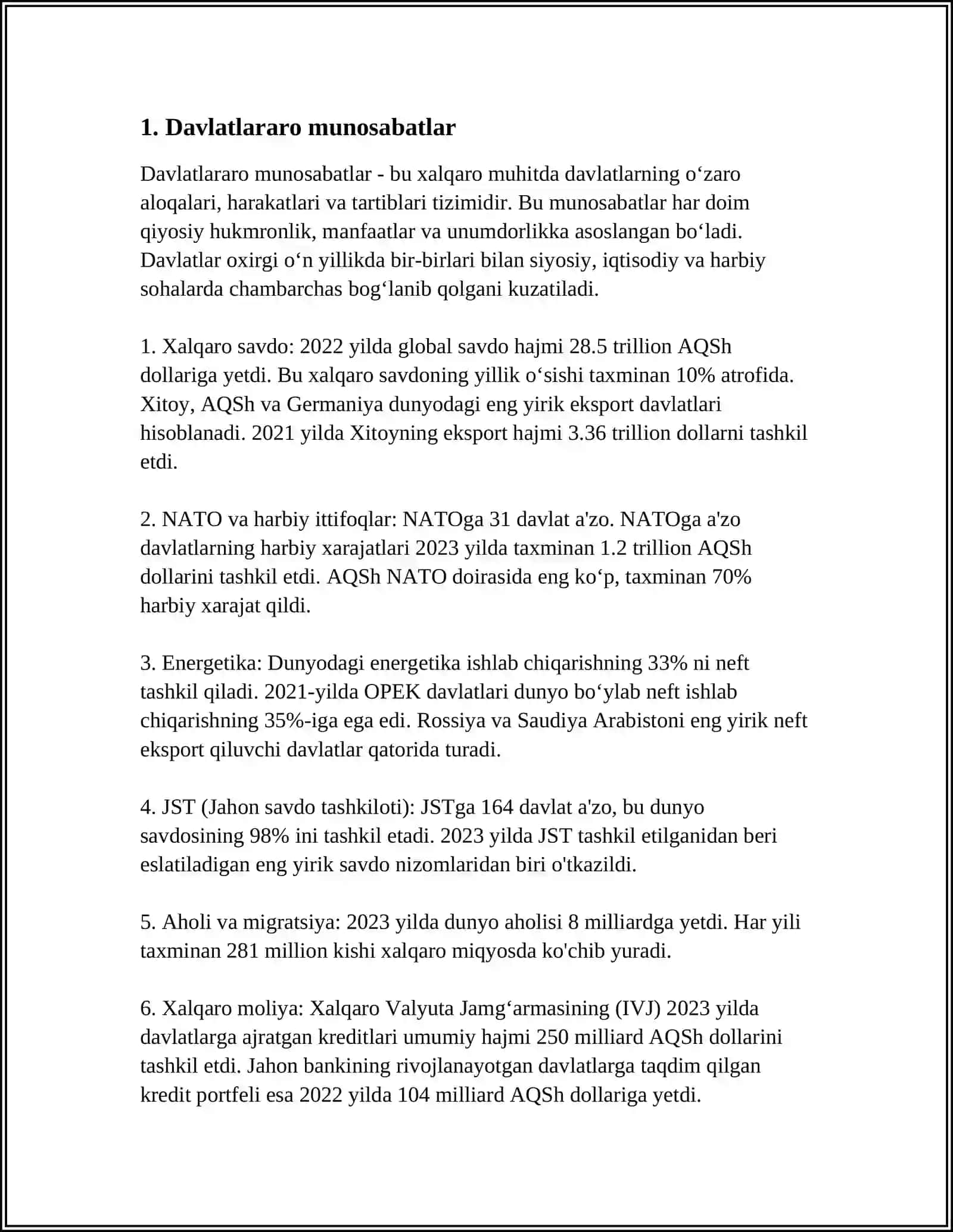 XALQARO MUNOSABTLARDA AKTORLAR 3