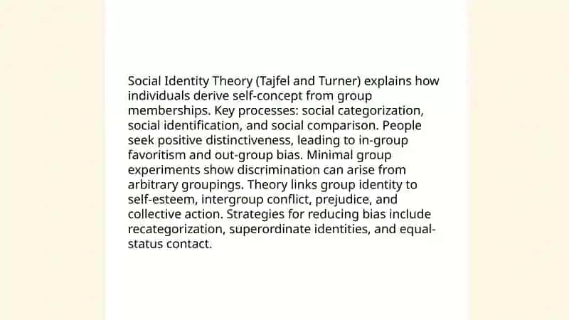 Social identity 3