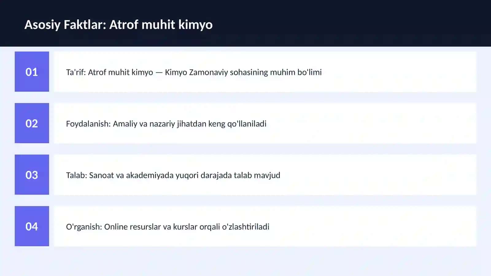Atrof muhit kimyo 3