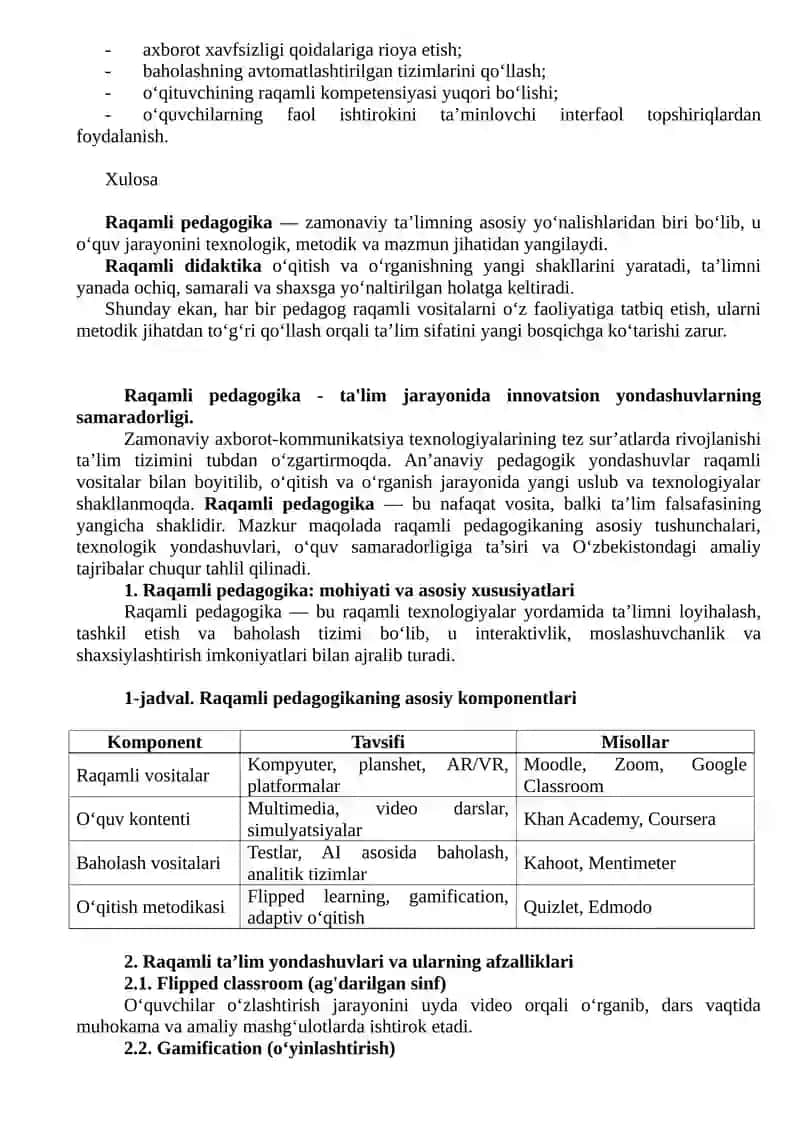 Raqamli pedagogika usullari 3