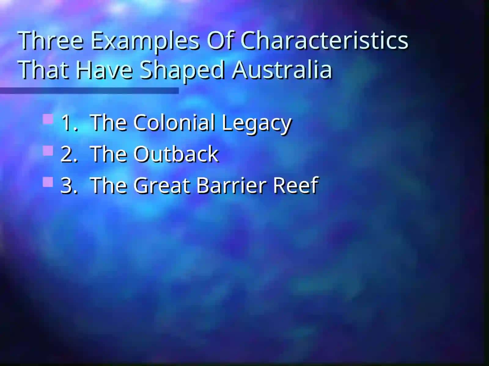 Geography of Australia 3