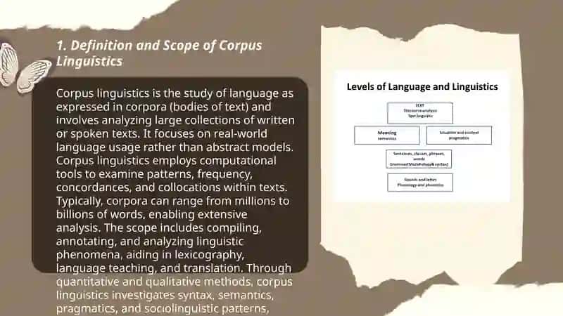 Introduction to corpus linguistics for stylistic analysis 3
