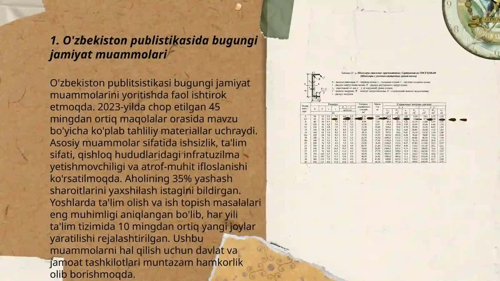 O'zbekiston publistikasida bugungi jamiyat muammolari 3