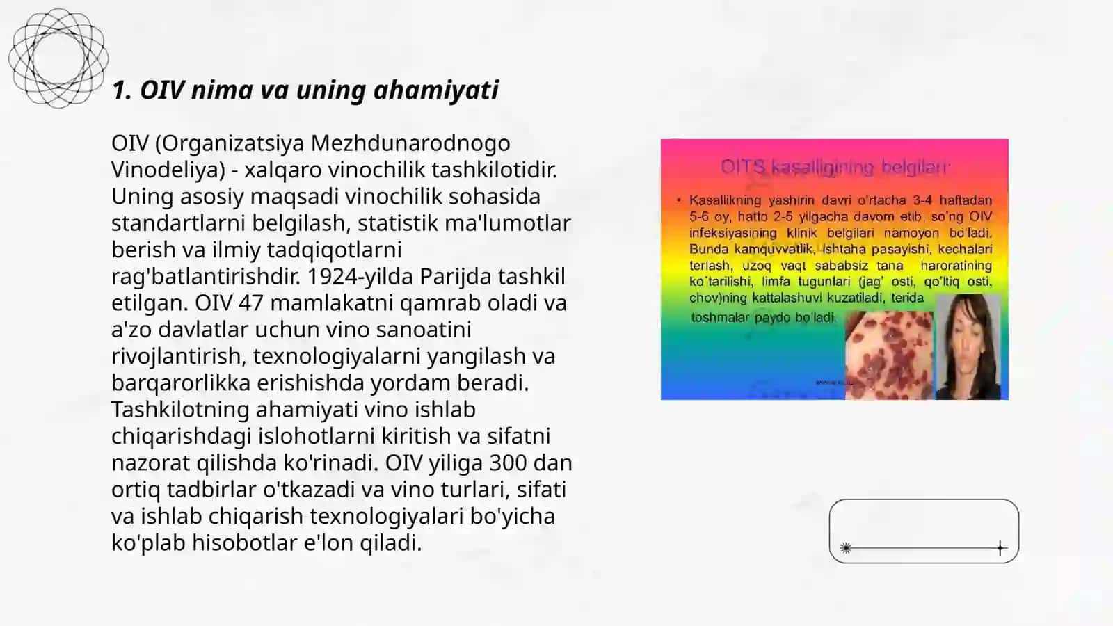 OIV nima va uning ahamiyati 3