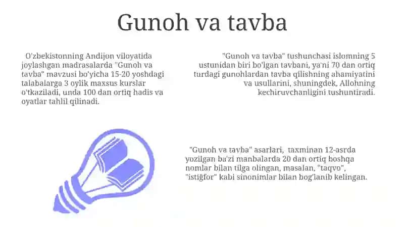 Gunoh va tavba 3
