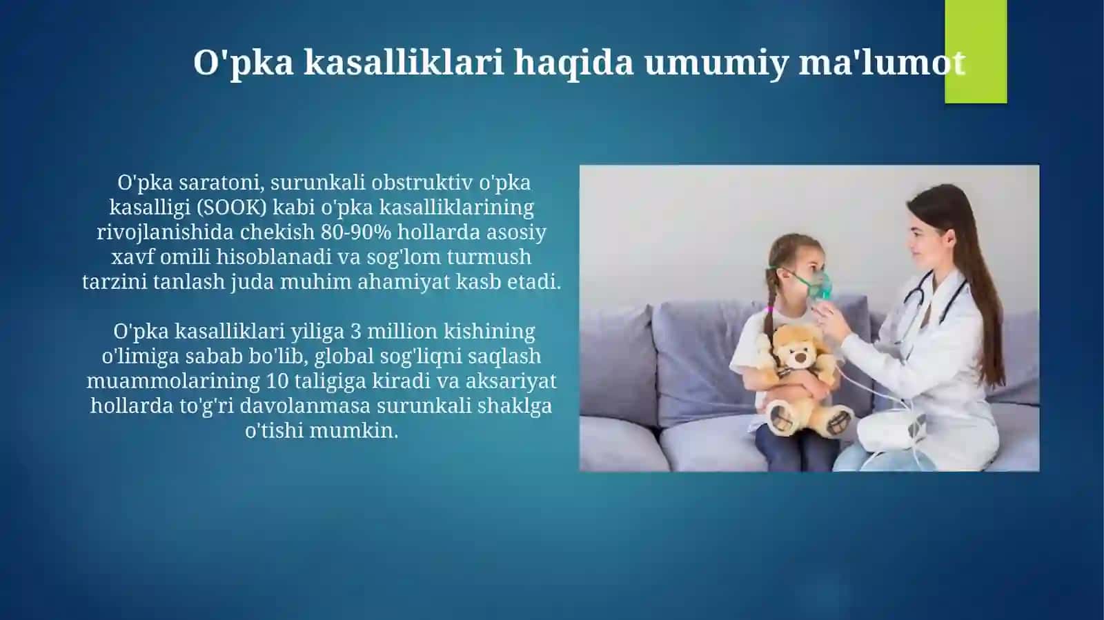 Nafas olish a'zolari kasalliklari bronxit va zotiljam hamshiralik ishi 3