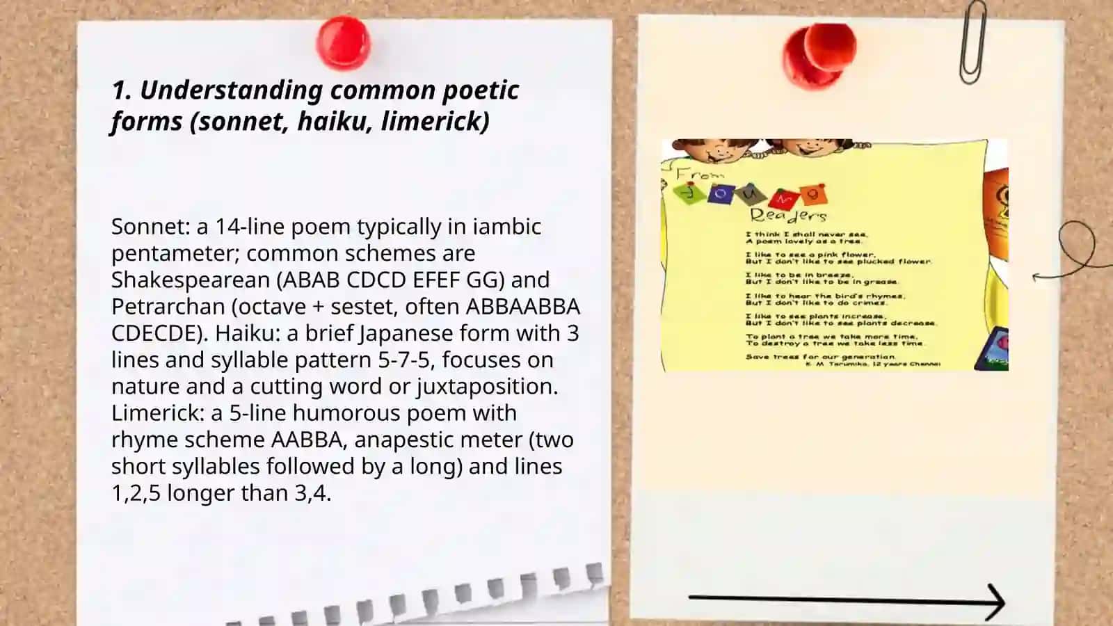Learning Poems in English 3