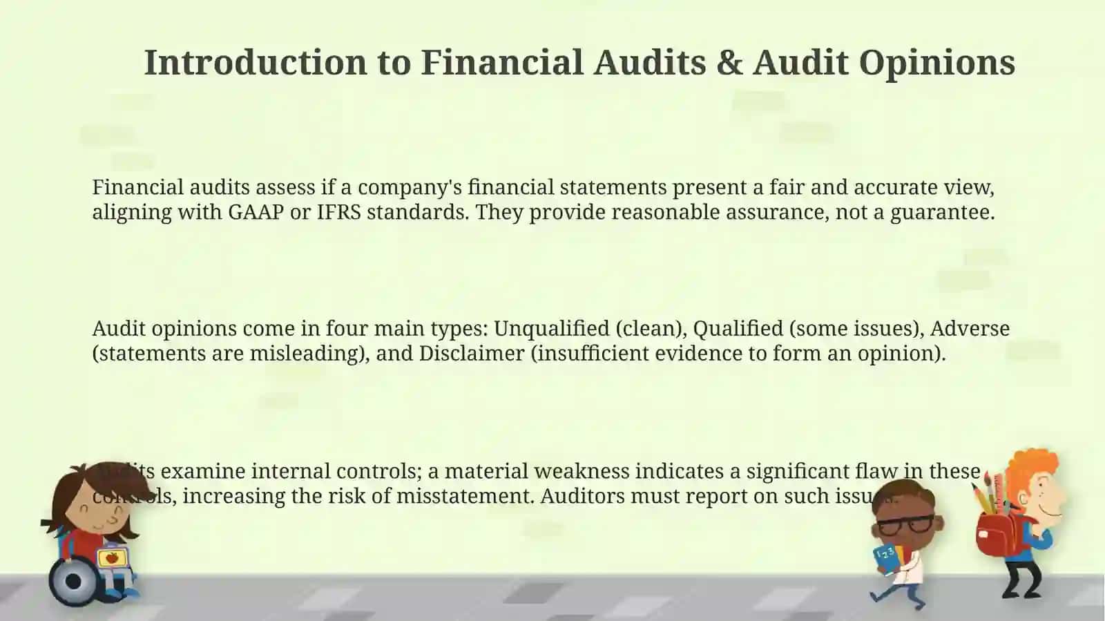 Understanding financial audit reports in english 3