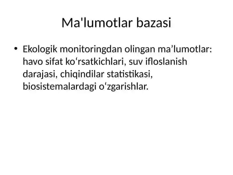 Ekologik muammo 3