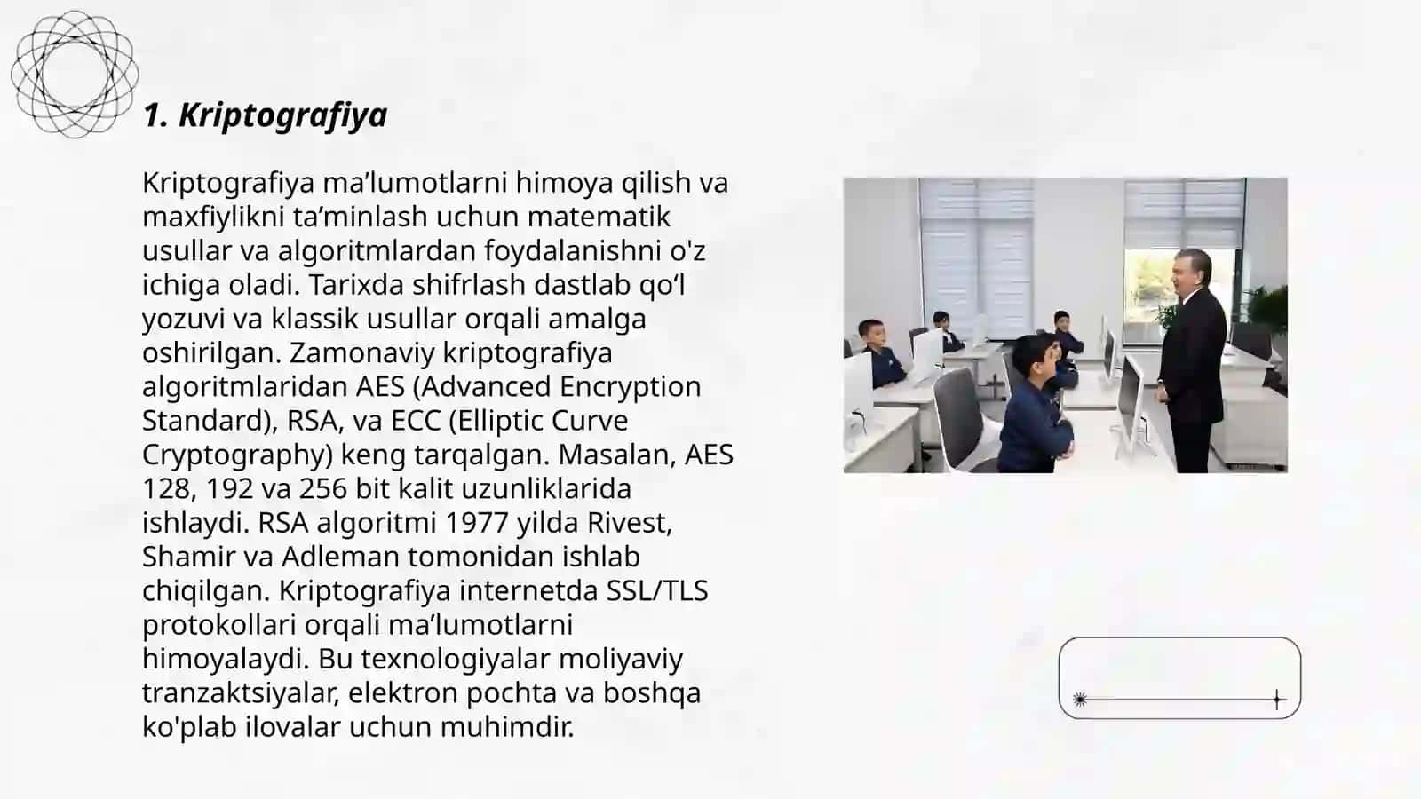 Axborot xavsizligini ta'minlashning zamonaviy usullari 3