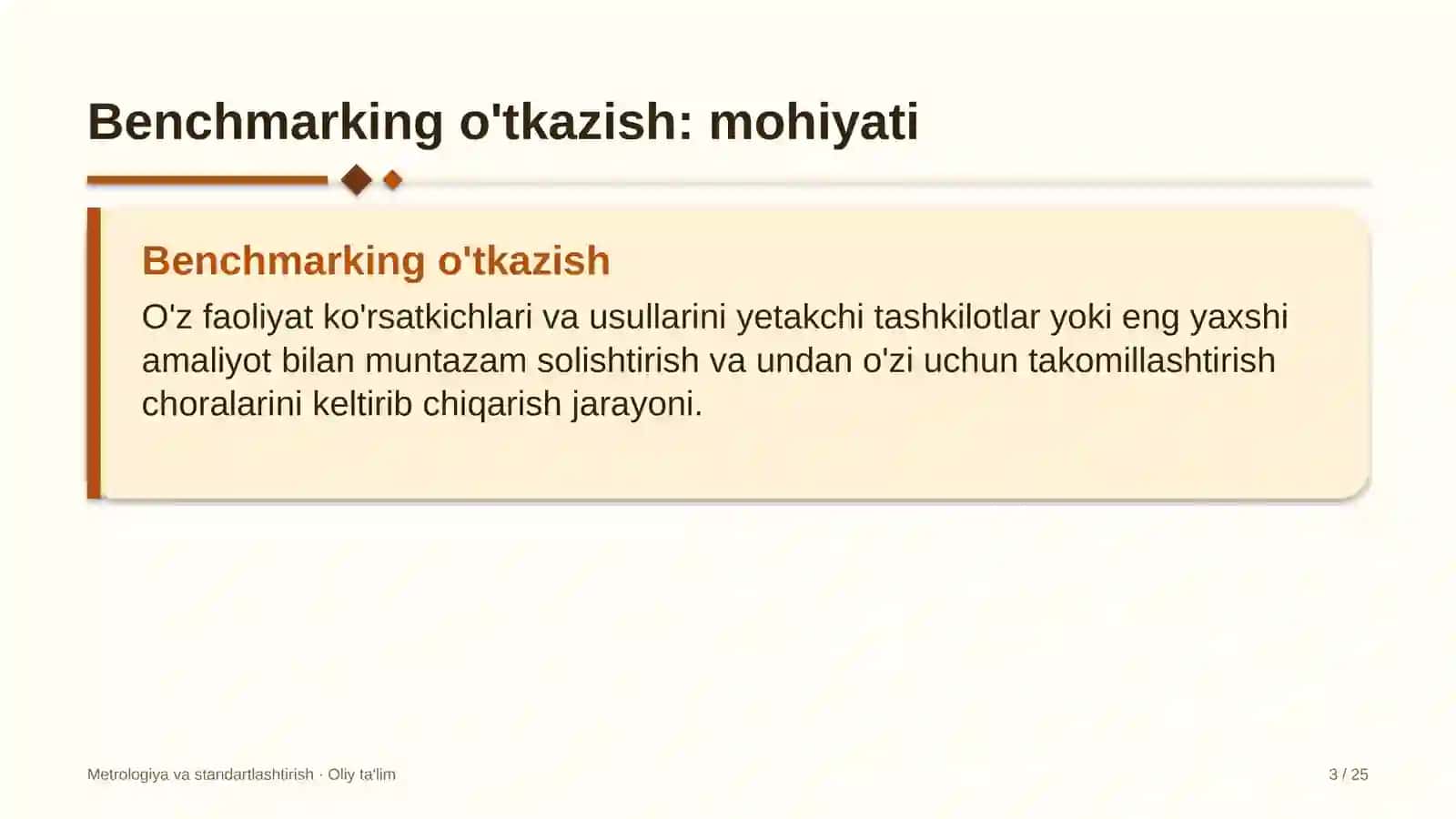 Gaz-kimyo majmualarida benchmarking o'tkazish 3