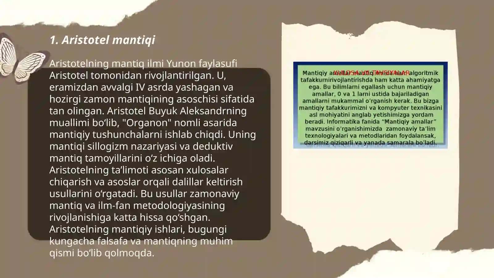 Aristotel mantiqi 3