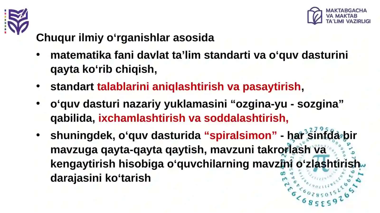 Zamonaviy darsliklarning yangi metodik yondashuvlari: MRT: Moddiy - Raqamli - Timsolli. (Matematika fani misolida) 3