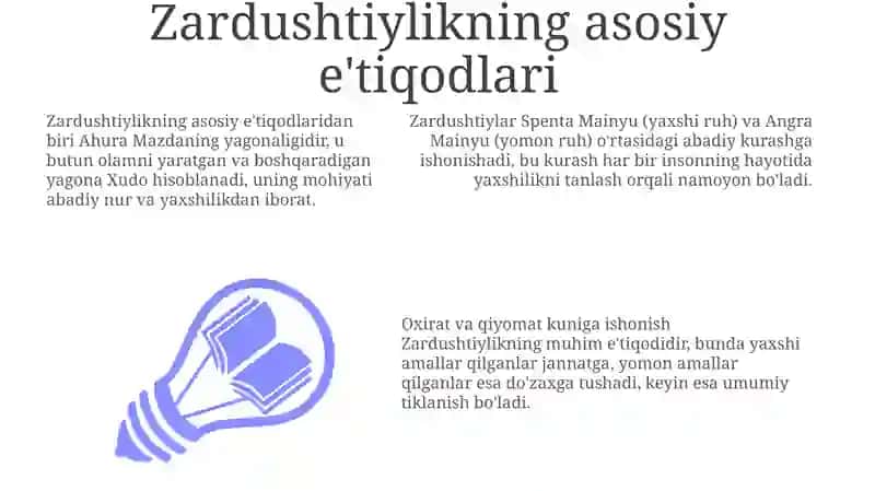 Zardushtiylikning teologik tizimi va adabiymarosimlari 3