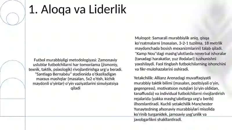Futbol va uni o'qitish metodikasi 3
