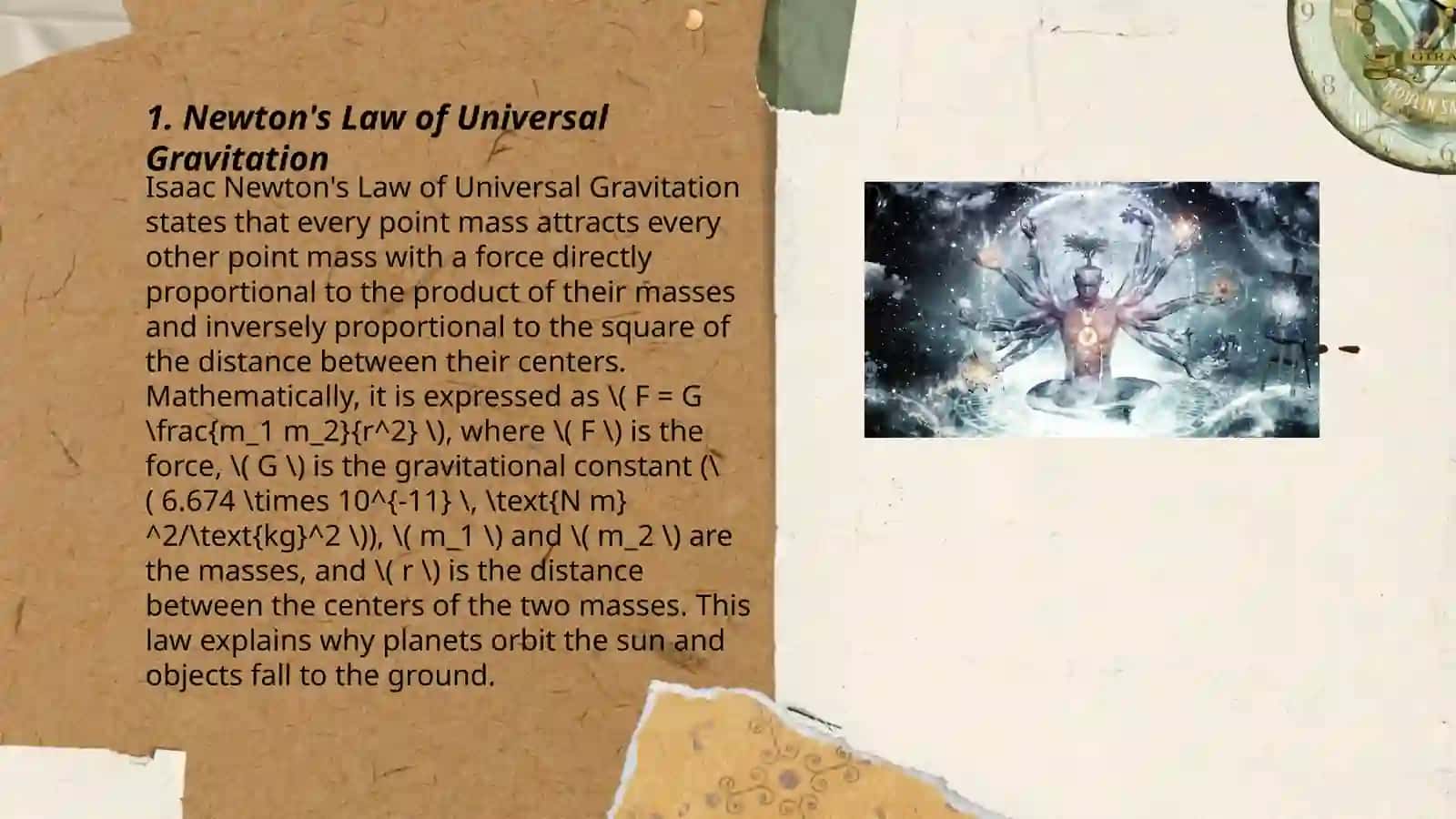 Newton's Law of Universal Gravitation 3