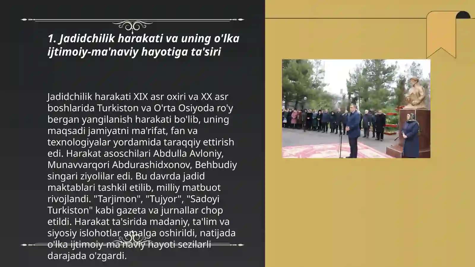 Jadid ma’rifatparvarlariningo’lka ijtimoiy-ma‟naviy hayotida 3