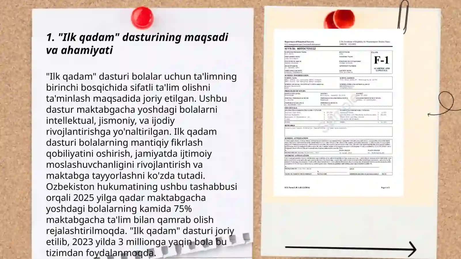 Ilk qadam dasturi 3
