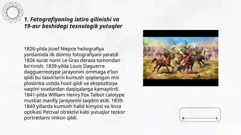 Fatogirafiya tarixi va janirlari 3
