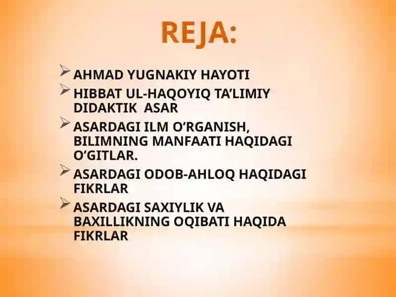 AHMAD YUGNAKIY HAYOTI VA PEDAGOGIK QARASHLARI 3