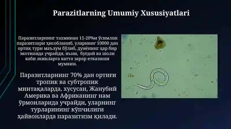 Parazitologiyaning Biologik Asoslari 3
