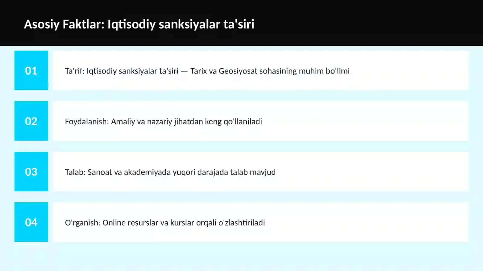 Iqtisodiy sanksiyalar ta'siri 3