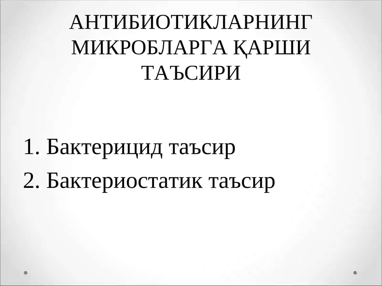 Antibiyotiklar 3