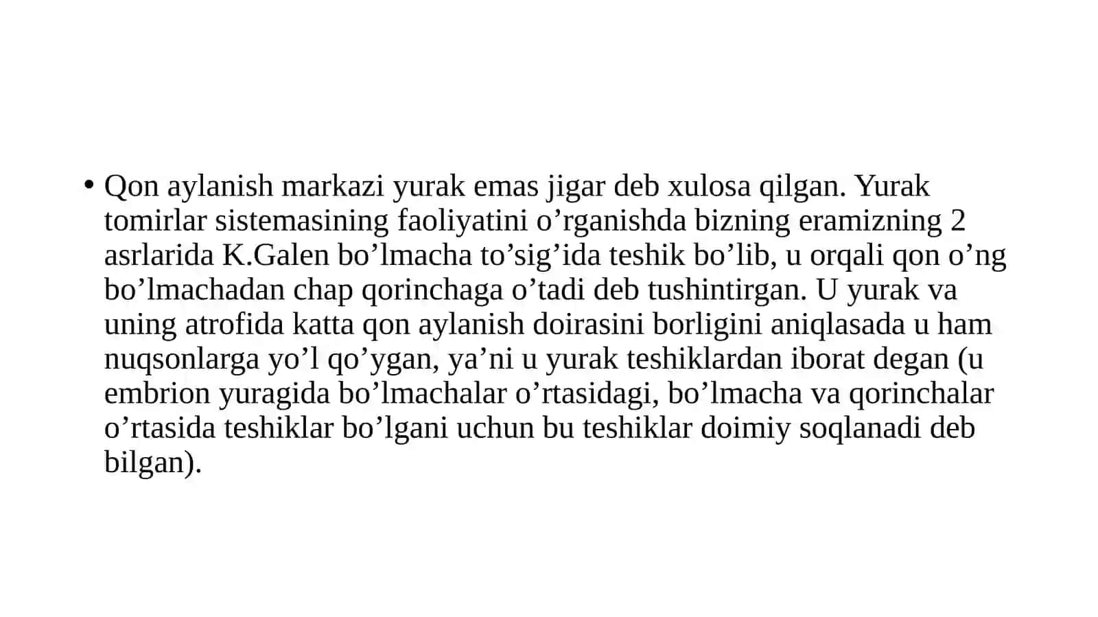 Yurak qon tomir tizimi anatomiyasi 3