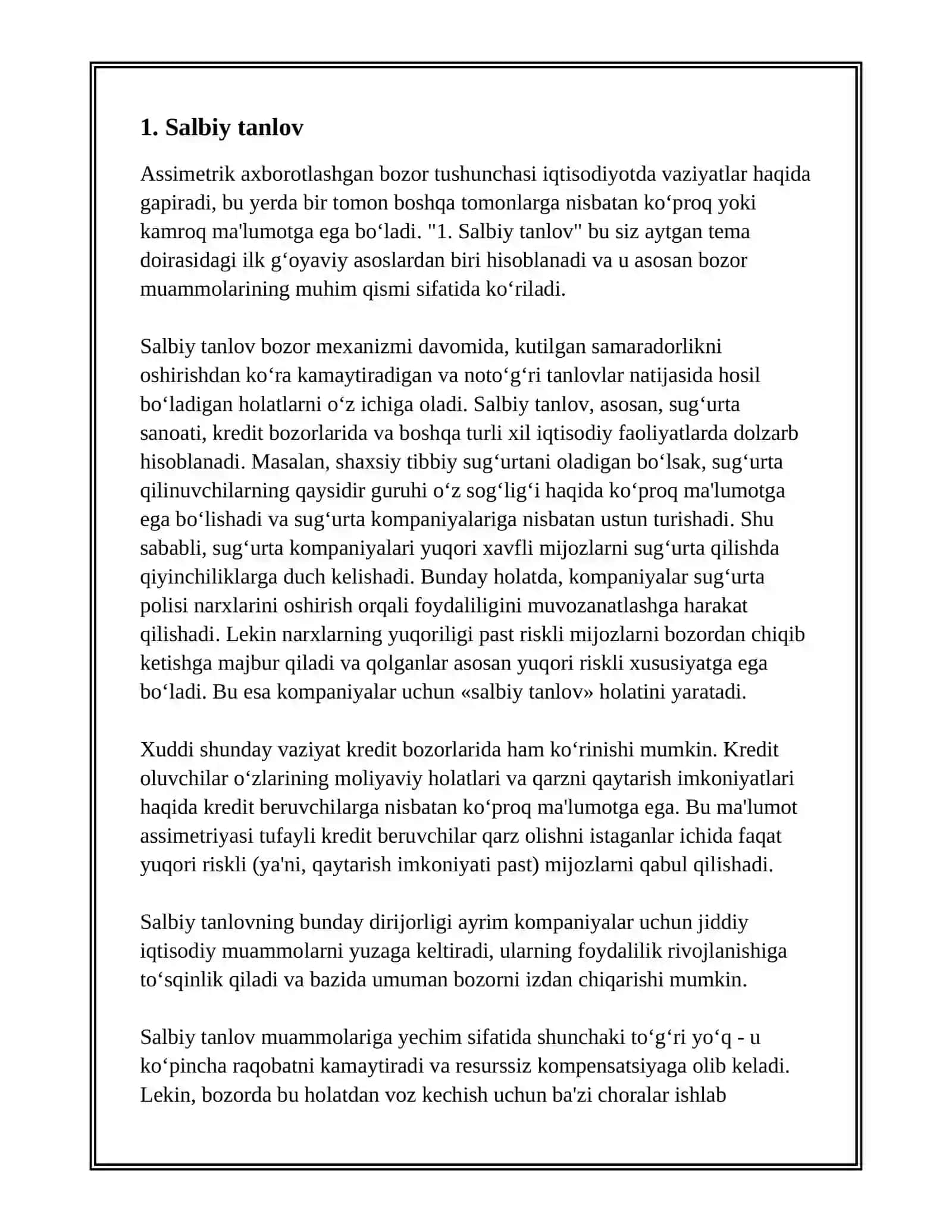 ASSIMETRIK AXBOROTLASHGAN BOZOR 3