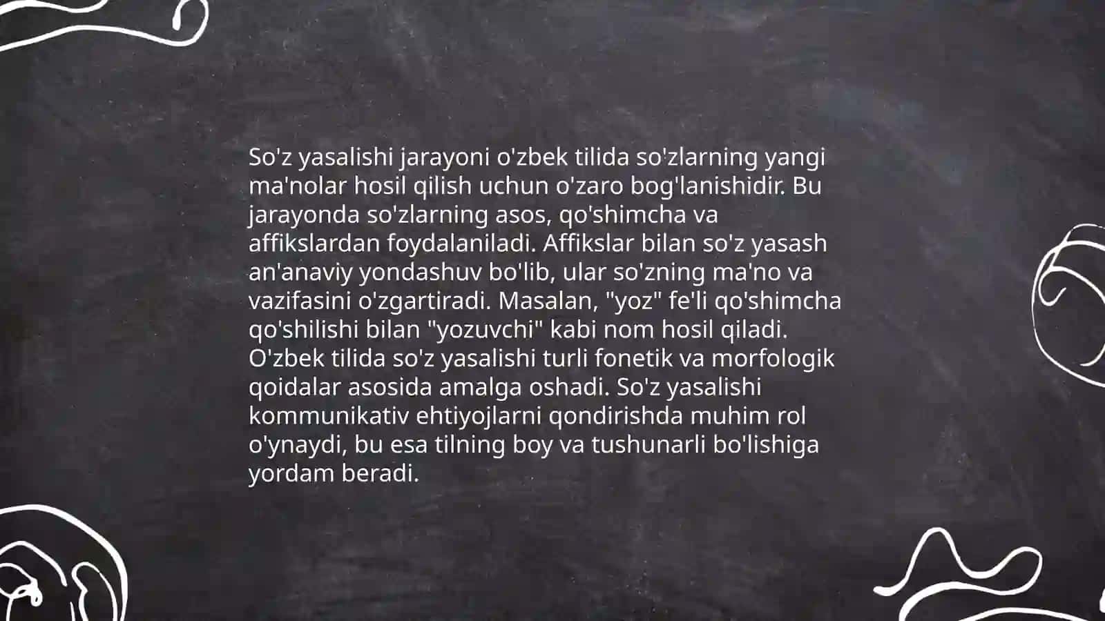 O'zbek tili dirivatsiyasi 3