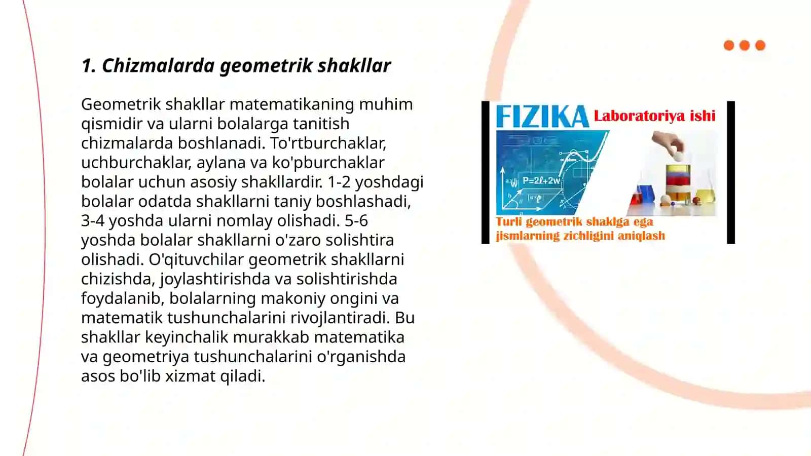Geometrik shakl va jismlarning perspektivalari 3