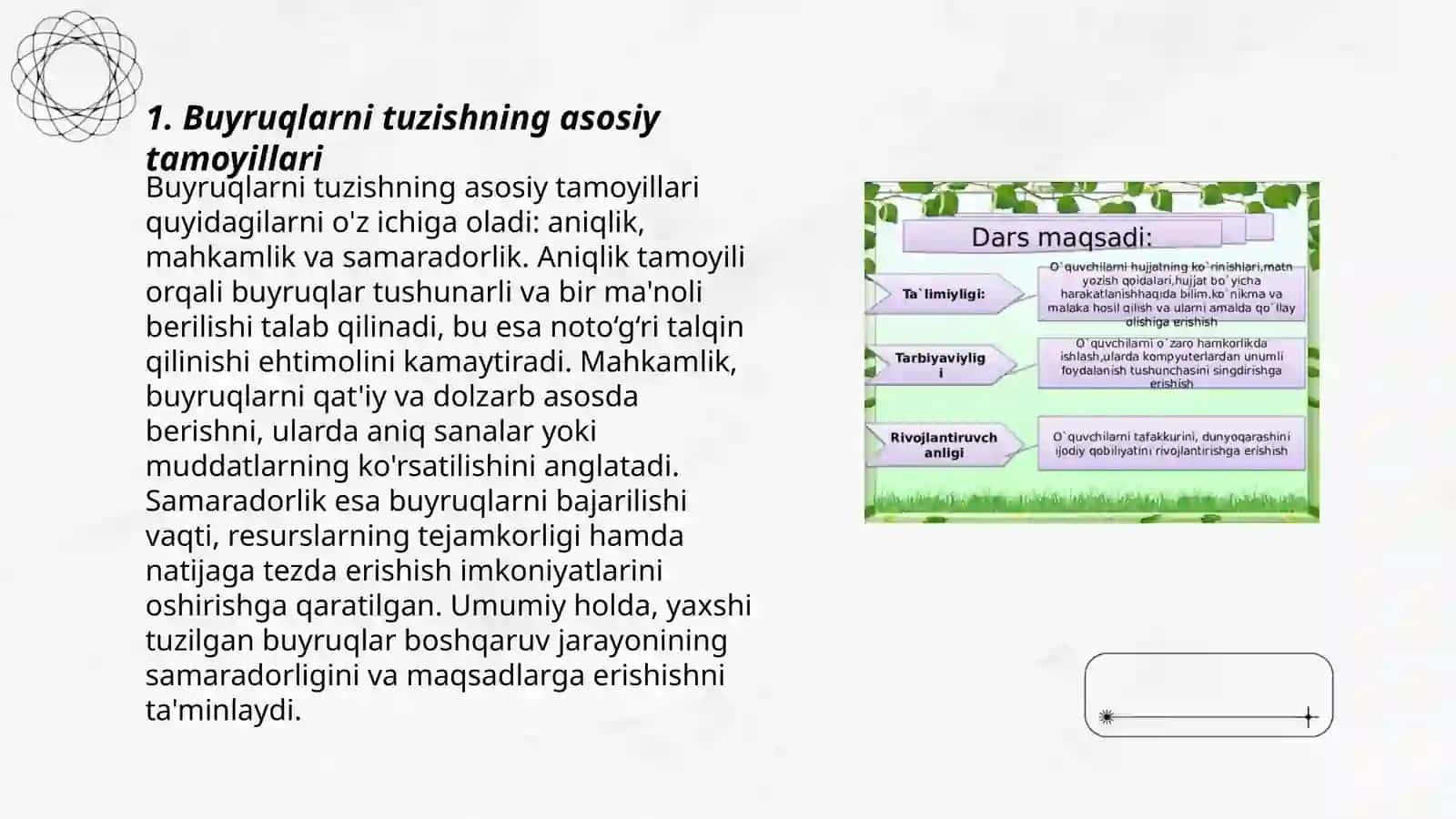 Farmoyish matni namunalarini tayyorlash 3