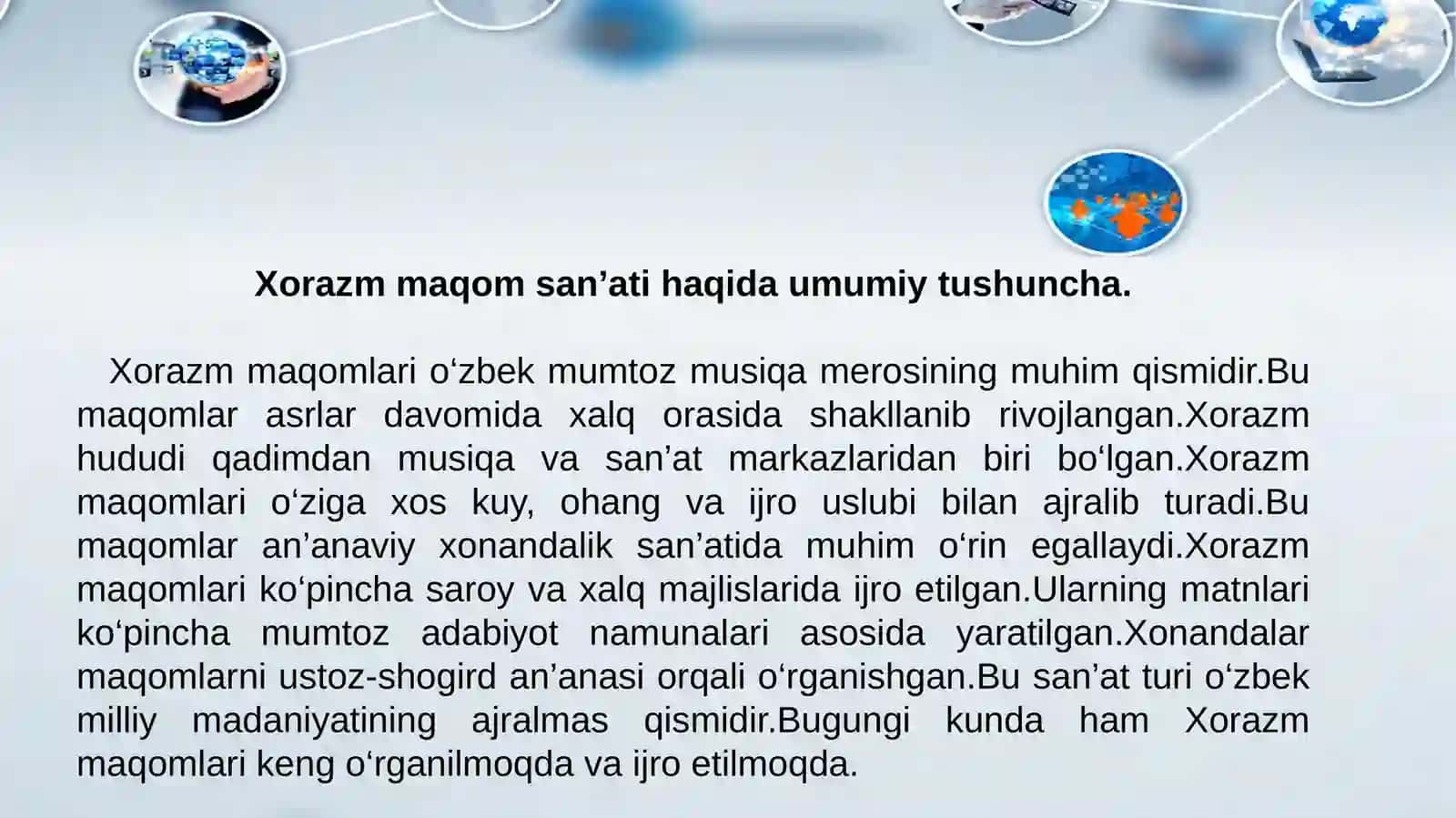 Xorazm maqomi – Olti yarim maqom 3