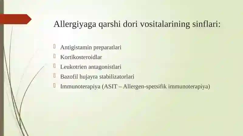 allergiyaga qarshi dori vositalari 3