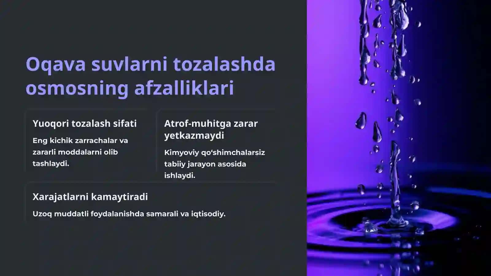 Osmos Usulida Oqava Suvlarni Tozalash 3