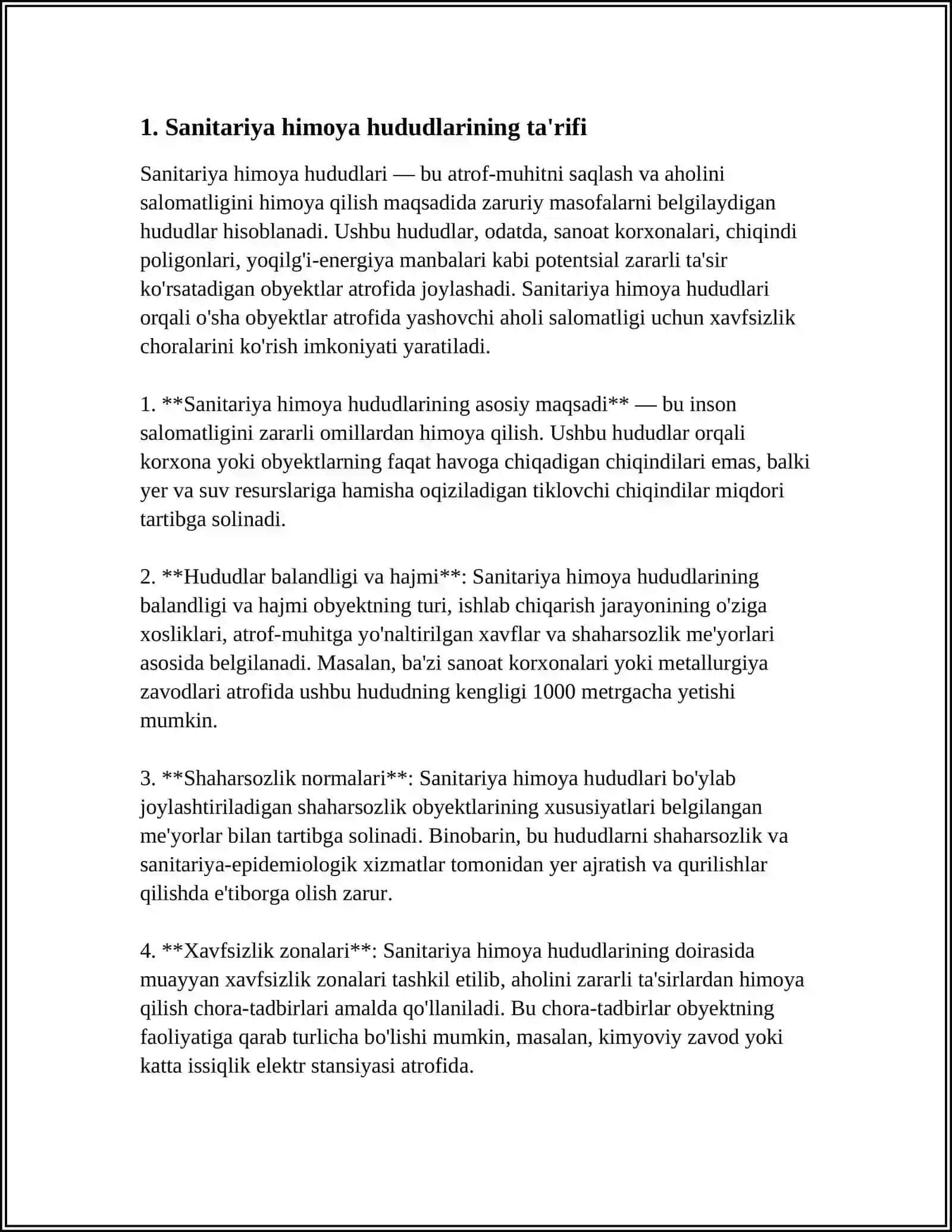 SANITARIYA HIMOYA HUDUDLARI VA UNING AXAMIYATI 3