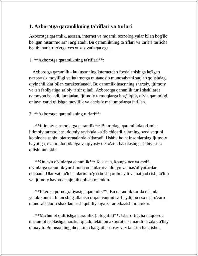 Axborotga qaramlik (Internet Addiction) va uning oldini olish 3
