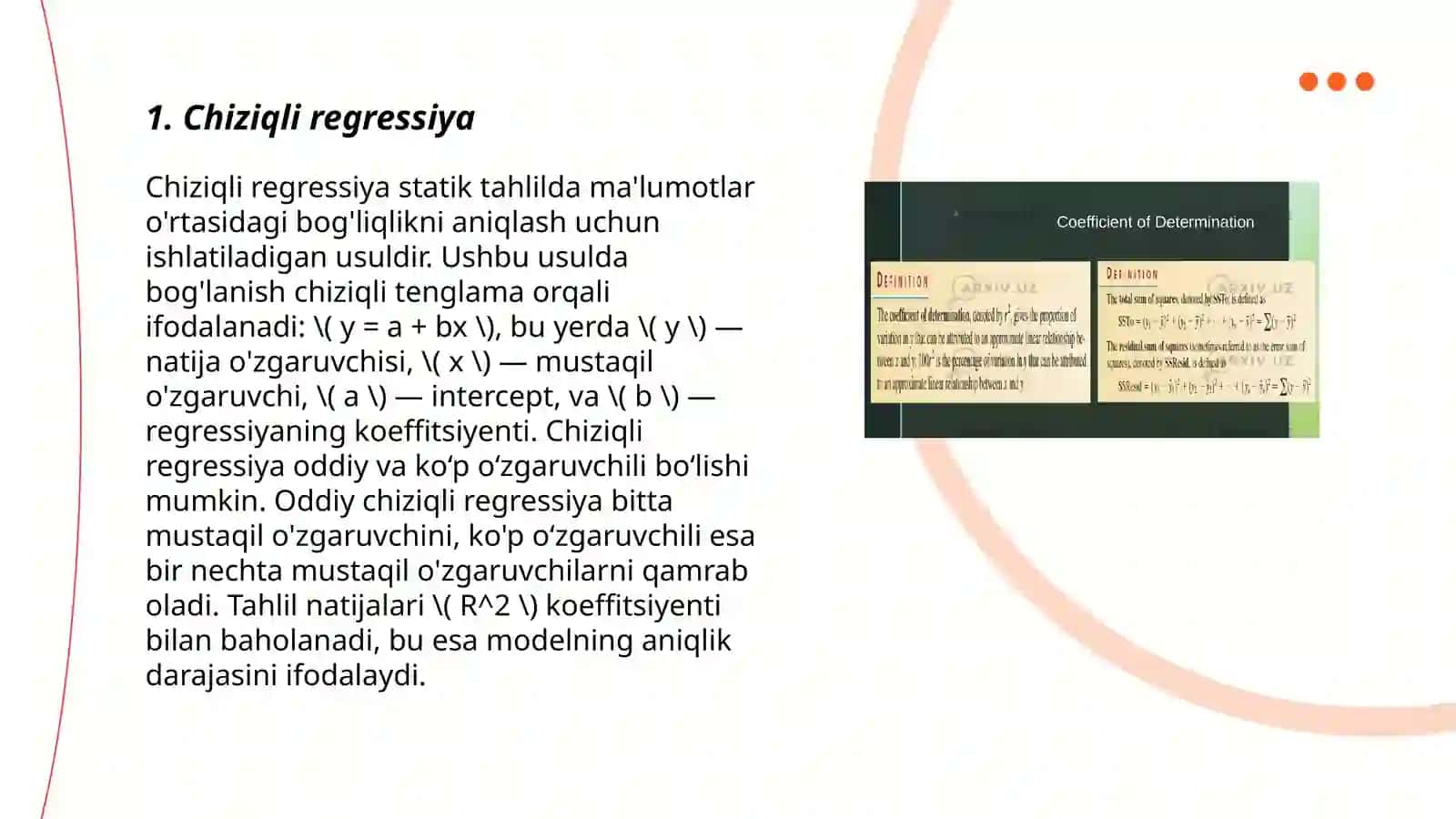 Chiziqli regressiya 3