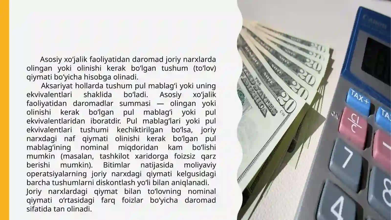 ASOSIY XO‘JALIK FAOLIYATIDAN DAROMADLAR 3