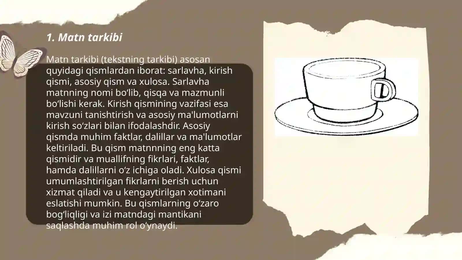 Matn tarkibi 3