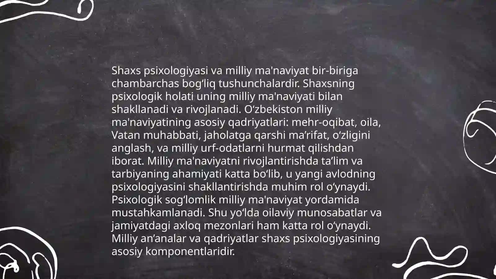 Shaxs psixologiyasi va milliy ma'naviyat 3