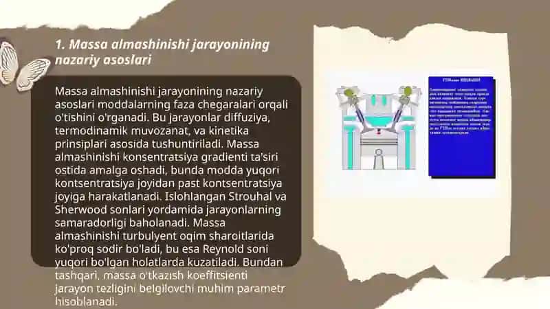 Massa almashinish jarayoni mexanizmi 3