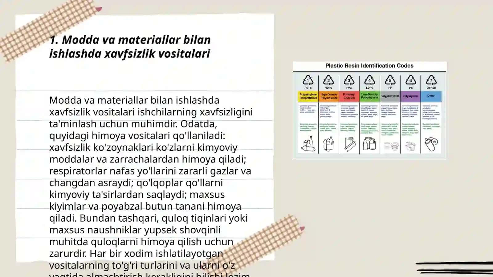 Modda va materiallarning qo'lanilishida umumiy xavfsizllik talablari 3