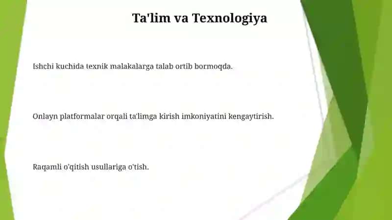 Ta'lim va Texnologiya 3