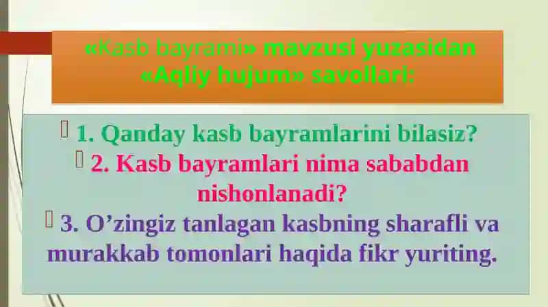 Kasb bayrami 3