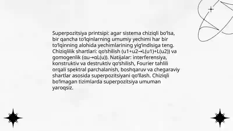 Toʻlqin superpozitsiyasi 3