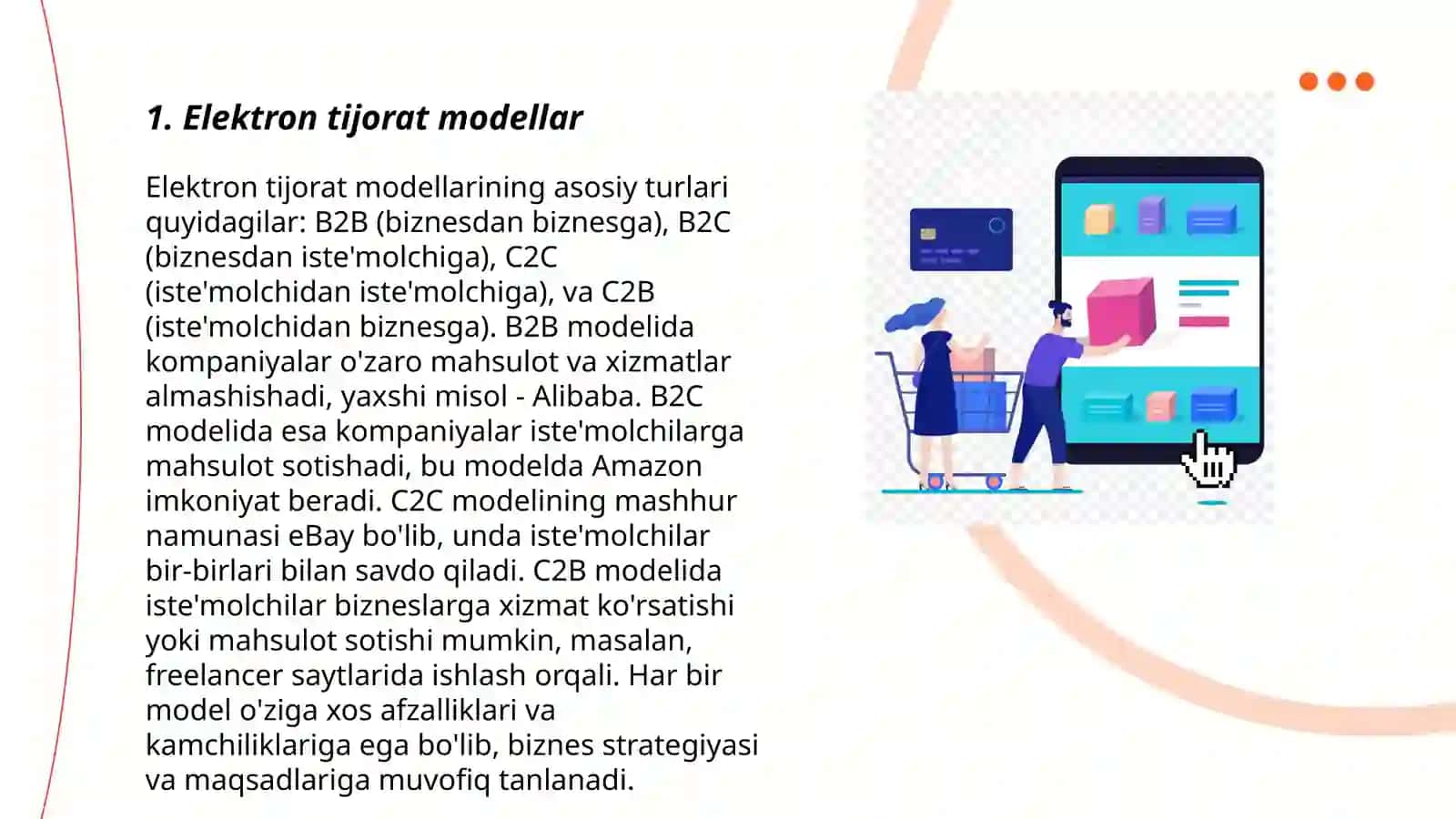 Elektron biznes va mobil tijorat 3
