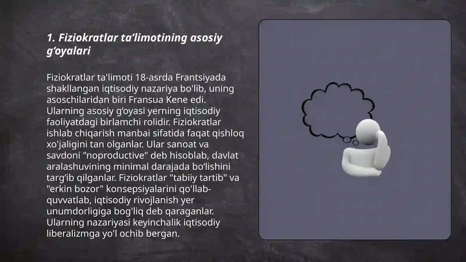 Fiziokratlar ta'limoti 3
