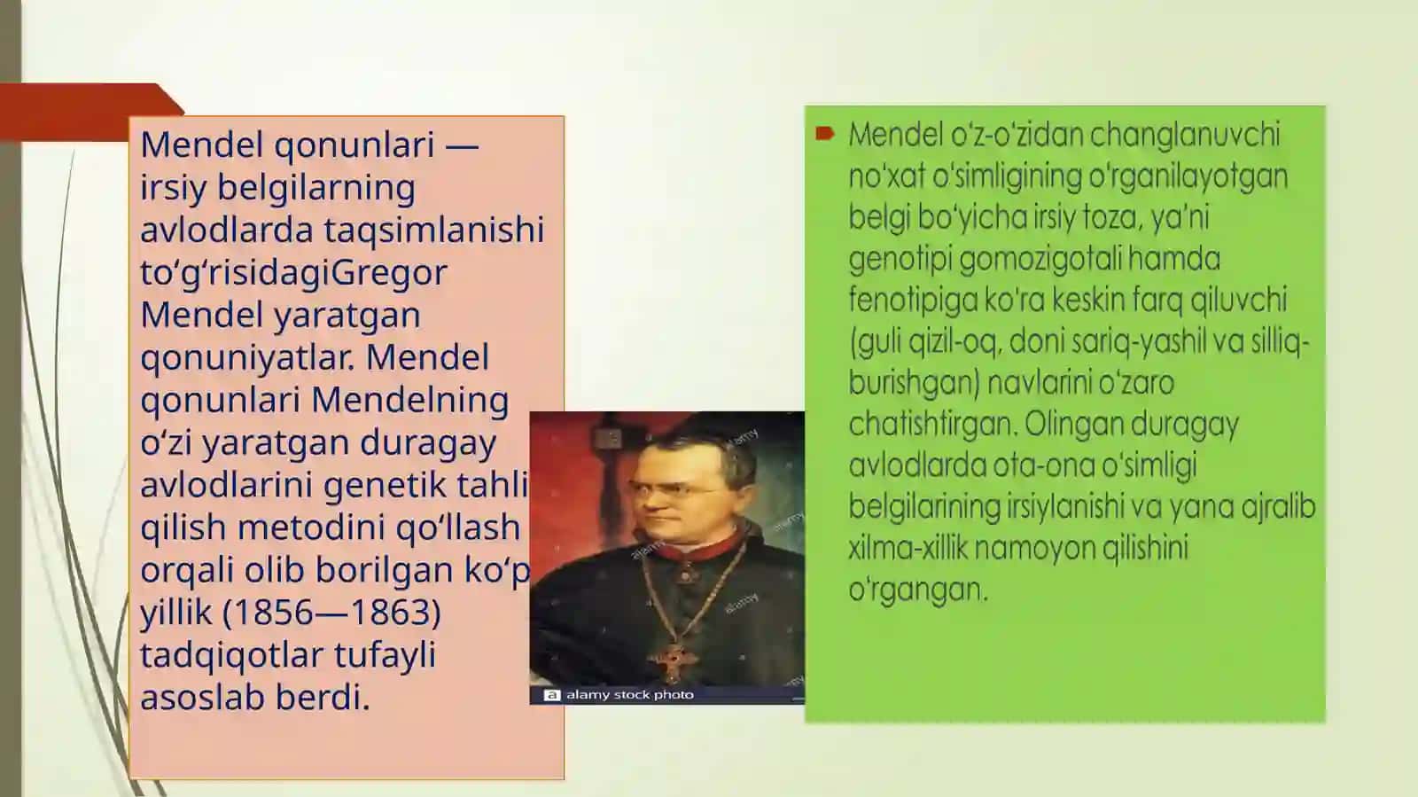Mendelqonunlari qonunlari 3